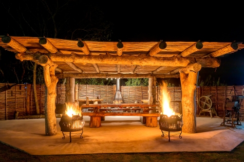 romantic barbecue braai fireplace